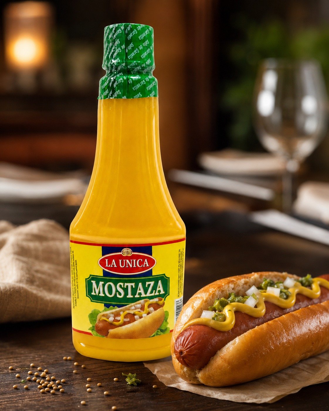 Mostaza La Unica 365g