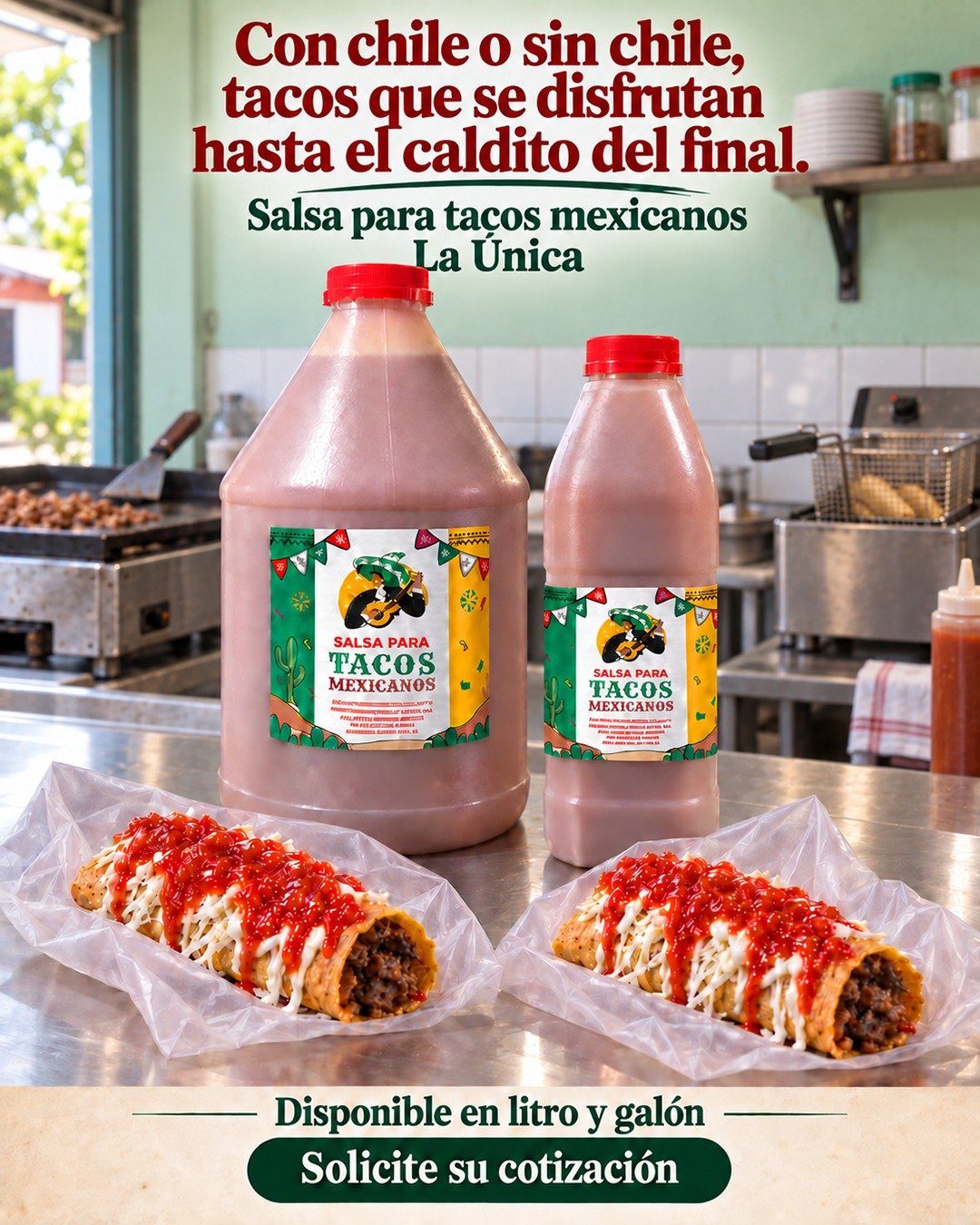Salsa para Taco Mexicano  gl