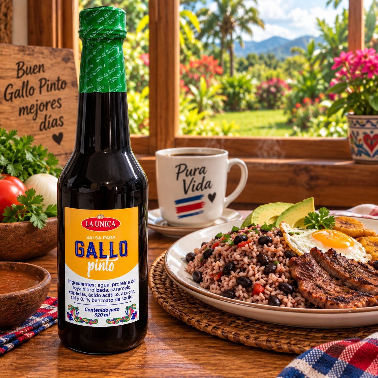 Salsa para Gallo Pinto 280g